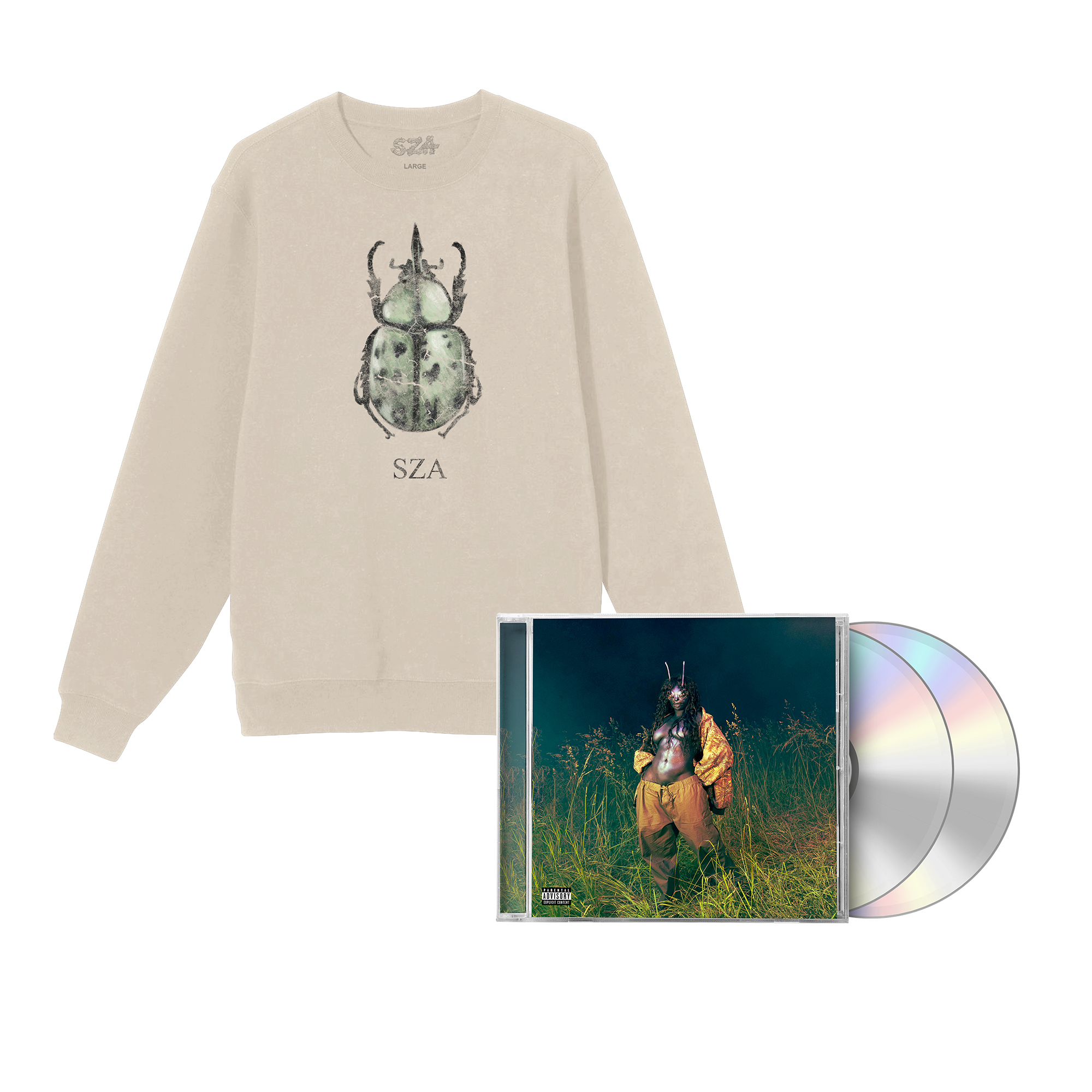 SOS DELUXE CREWNECK SWEATSHIRT + 2CD