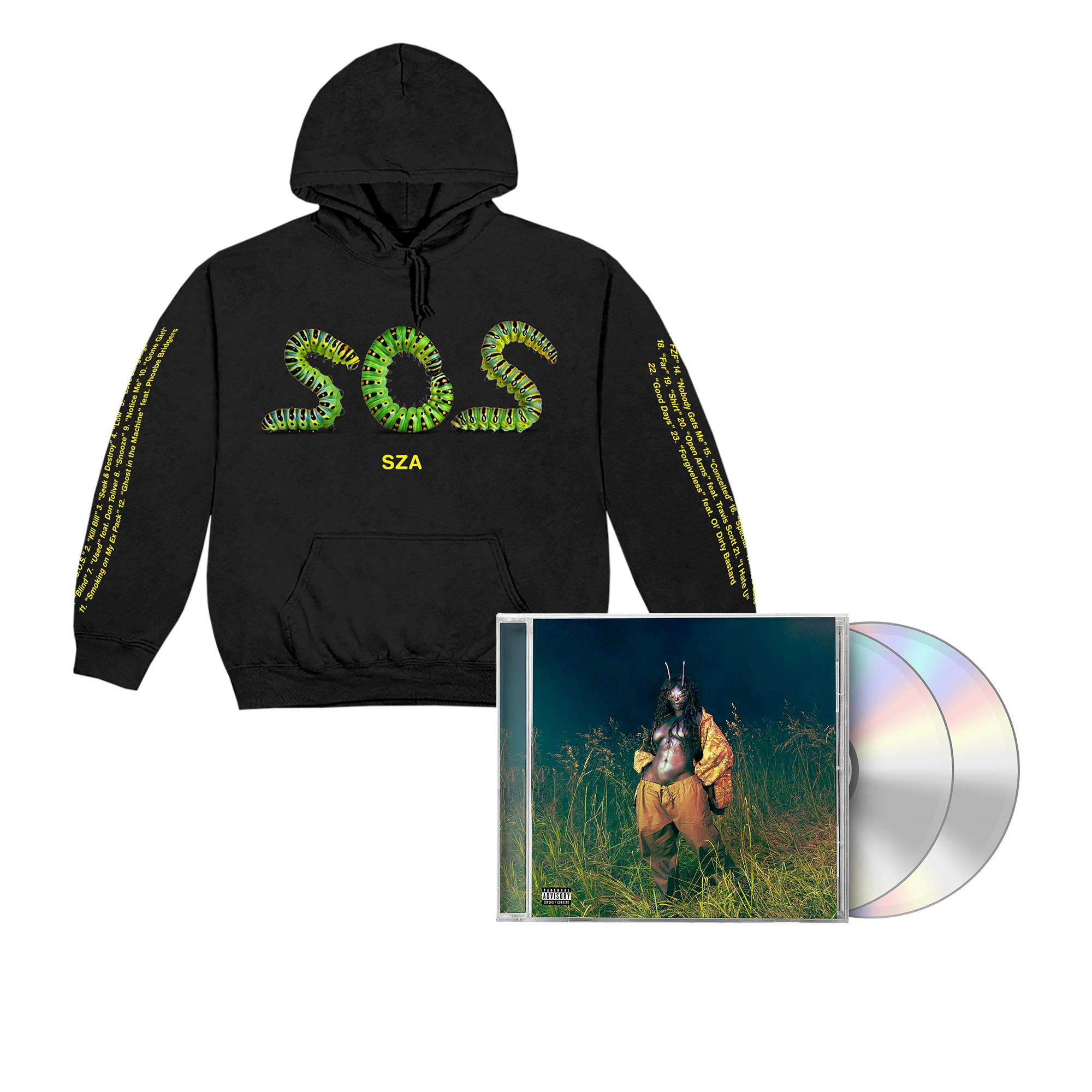 SOS DELUXE CATERPILLAR HOODIE + 2CD