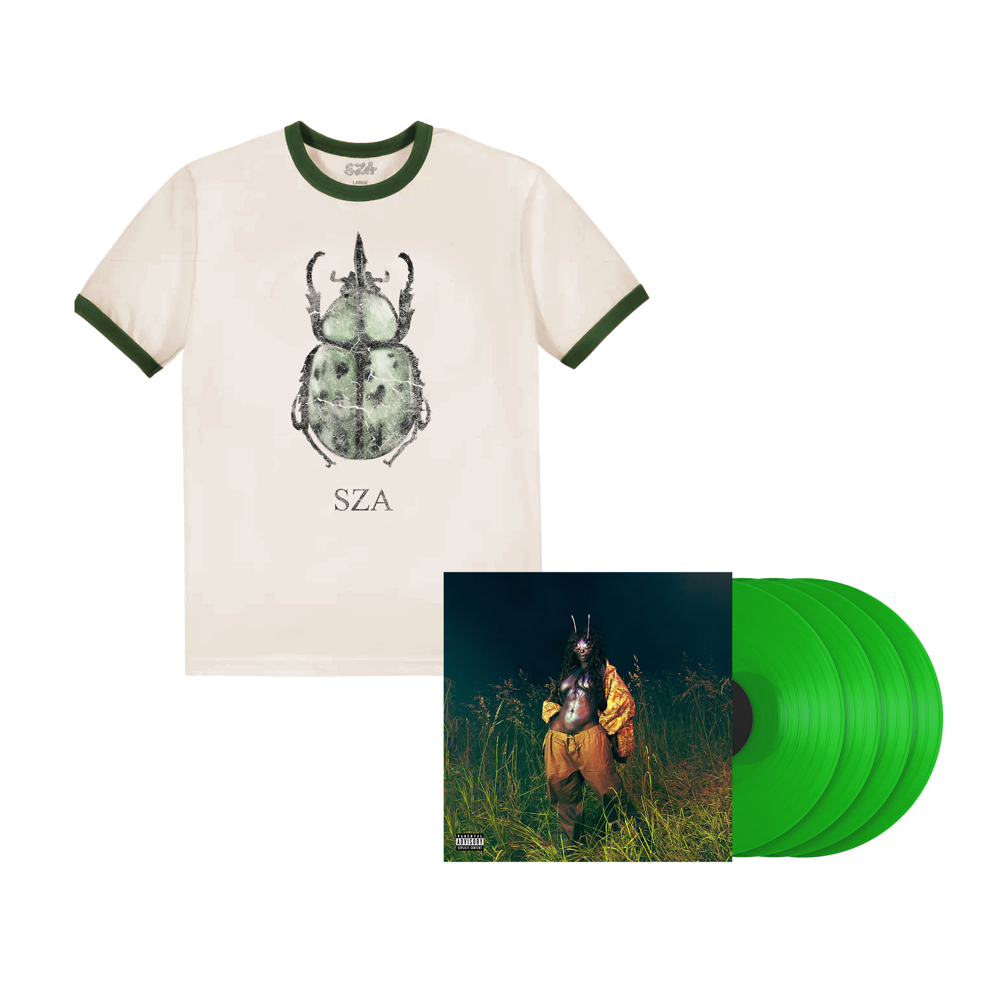 SOS DELUXE RINGER TEE + 4LP VINYL