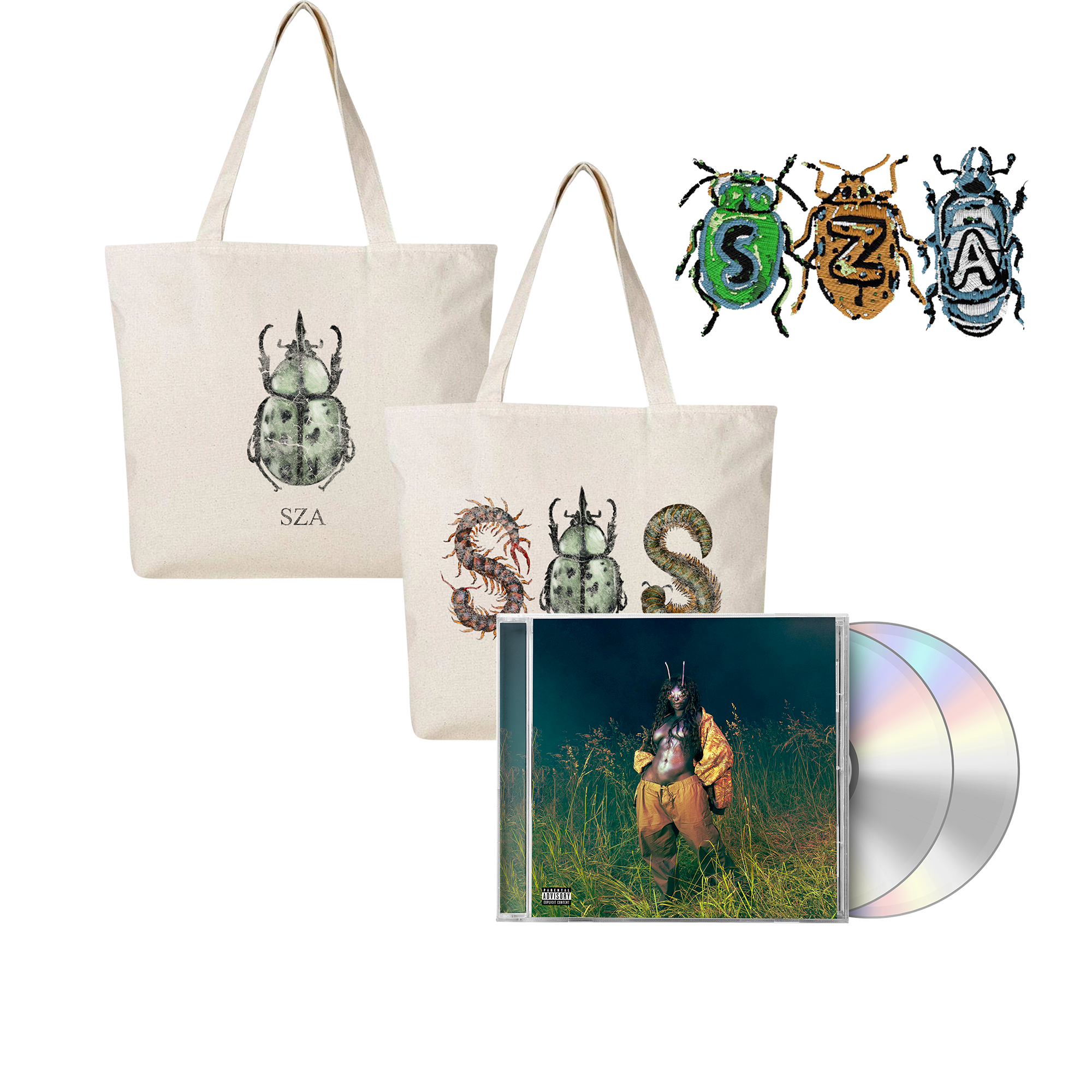 SOS DELUXE PATCH TOTE + 2CD